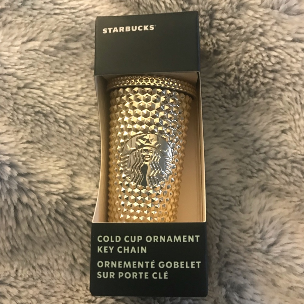 Starbucks Bling Ornament Gold